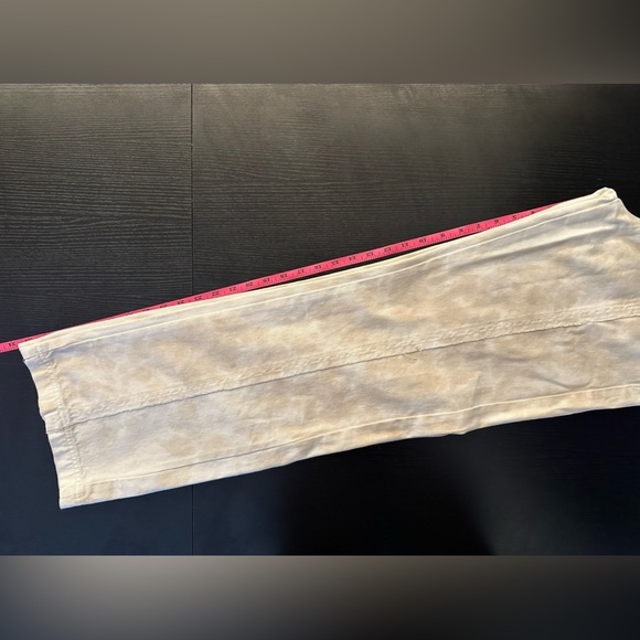 Zara Cream & White Straight Leg Jean - Picture 7 of 12